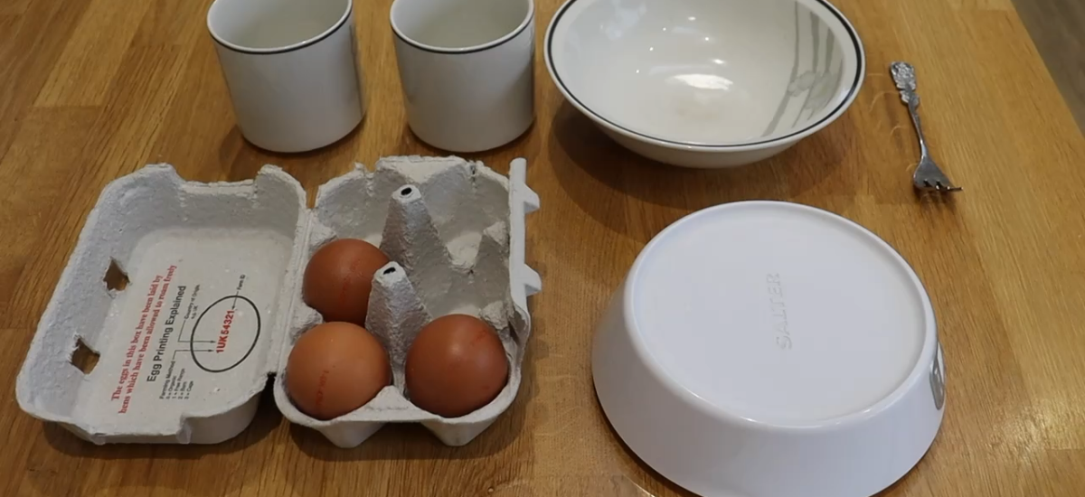 How to get half an egg? Life saving hack.