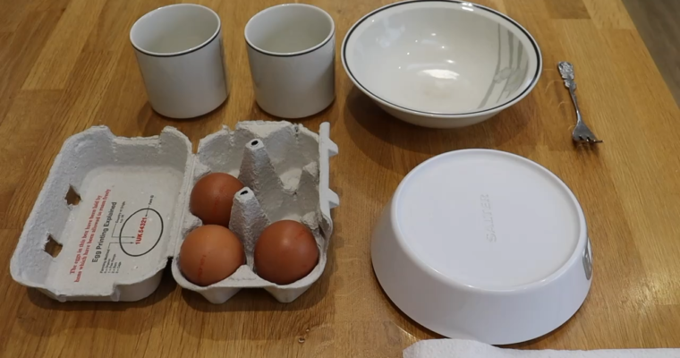 How to get half an egg? Life saving hack.