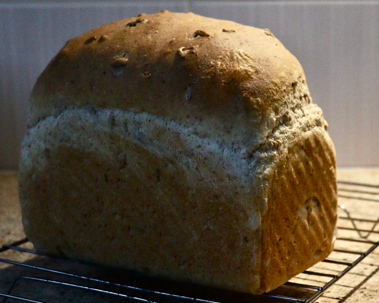 Seeded sandwich loaf