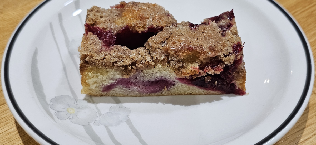 Simplicity: Unleash the Flavour of an Easy Plum Streusel Cake