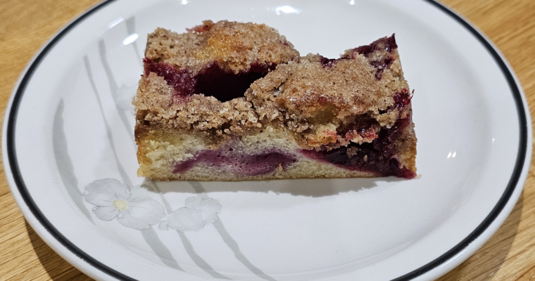 Simplicity: Unleash the Flavour of an Easy Plum Streusel Cake